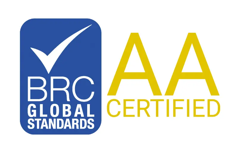 BRCGS AA certified
